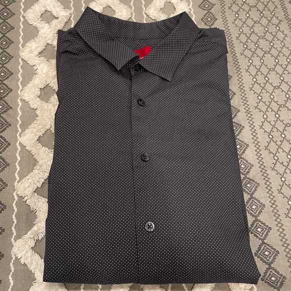 Alfani Slim Fit Stretch Dress Shirt 